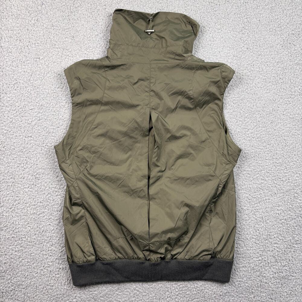 RLX Ralph Lauren Vest Womens Medium Green Full Zip Nylon Softshell Outerwear - Picture 3 of 15